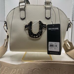 True Religion Cream Crossbody Bag NWT
